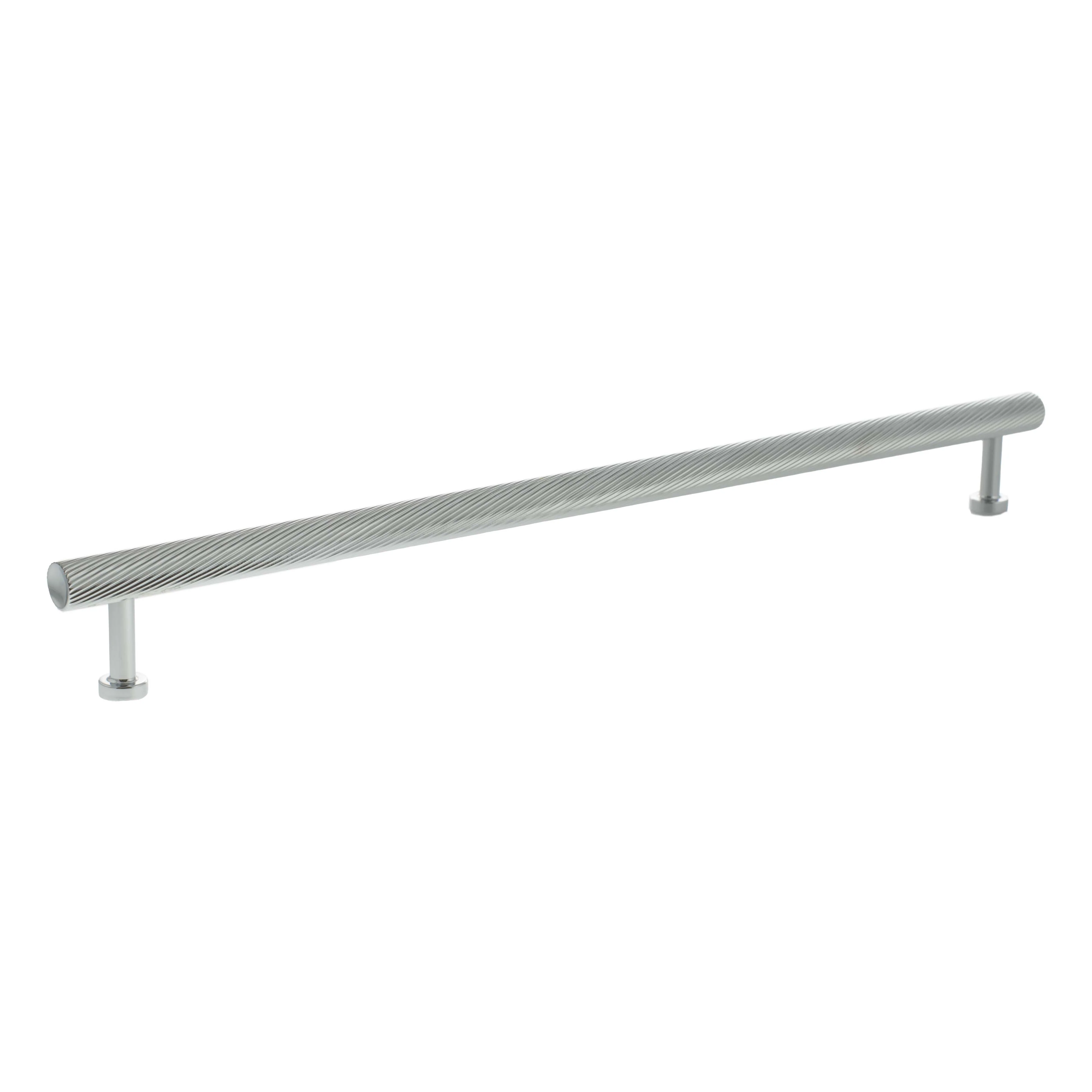 Millhouse Brass Paddington Spiral T-Bar Cabinet Pull Handle 320mm - Image 4