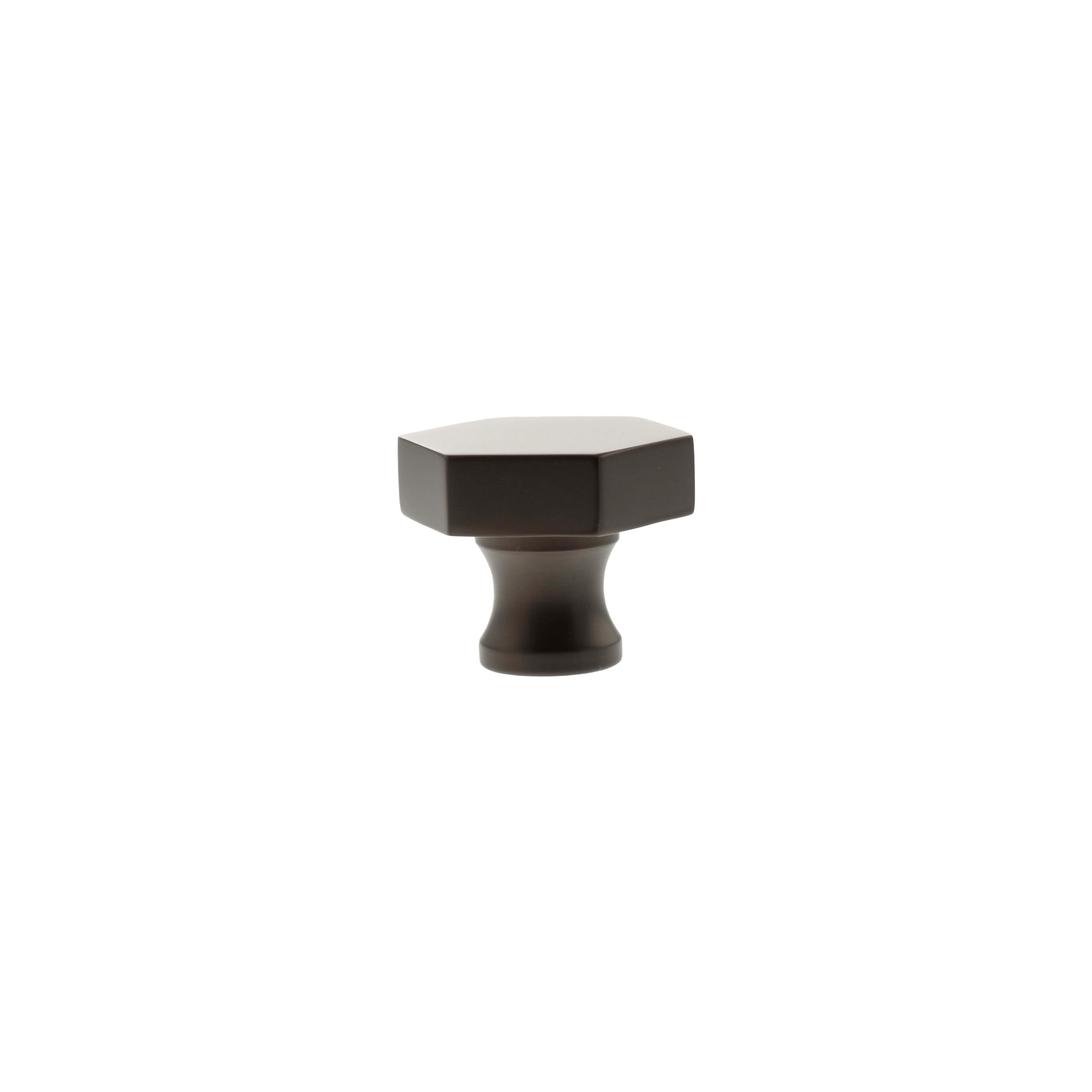 Millhouse Brass Pennington Hexagonal Cabinet Knob Handle