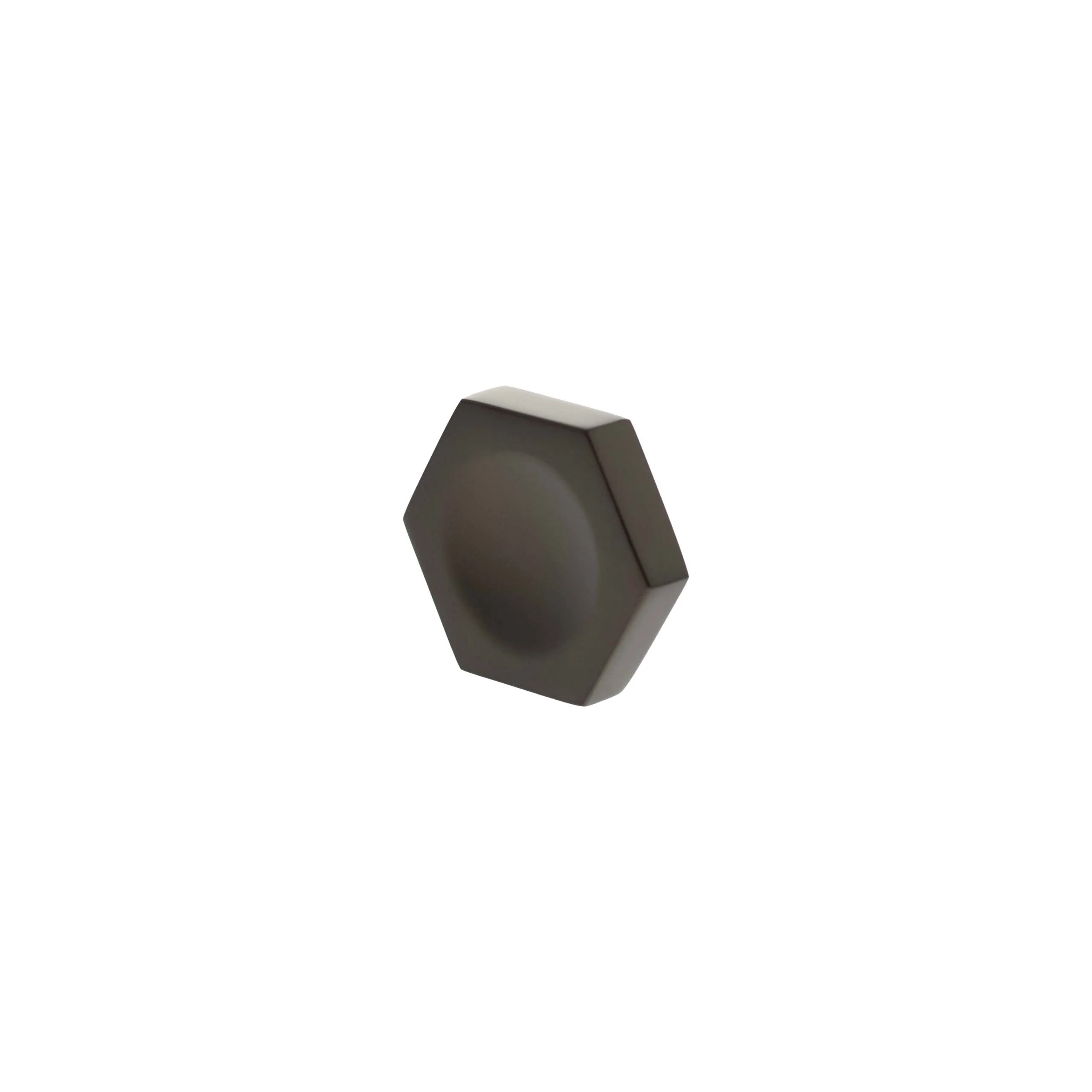 Millhouse Brass Pennington Hexagonal Finger Pull Cabinet Knob Handle