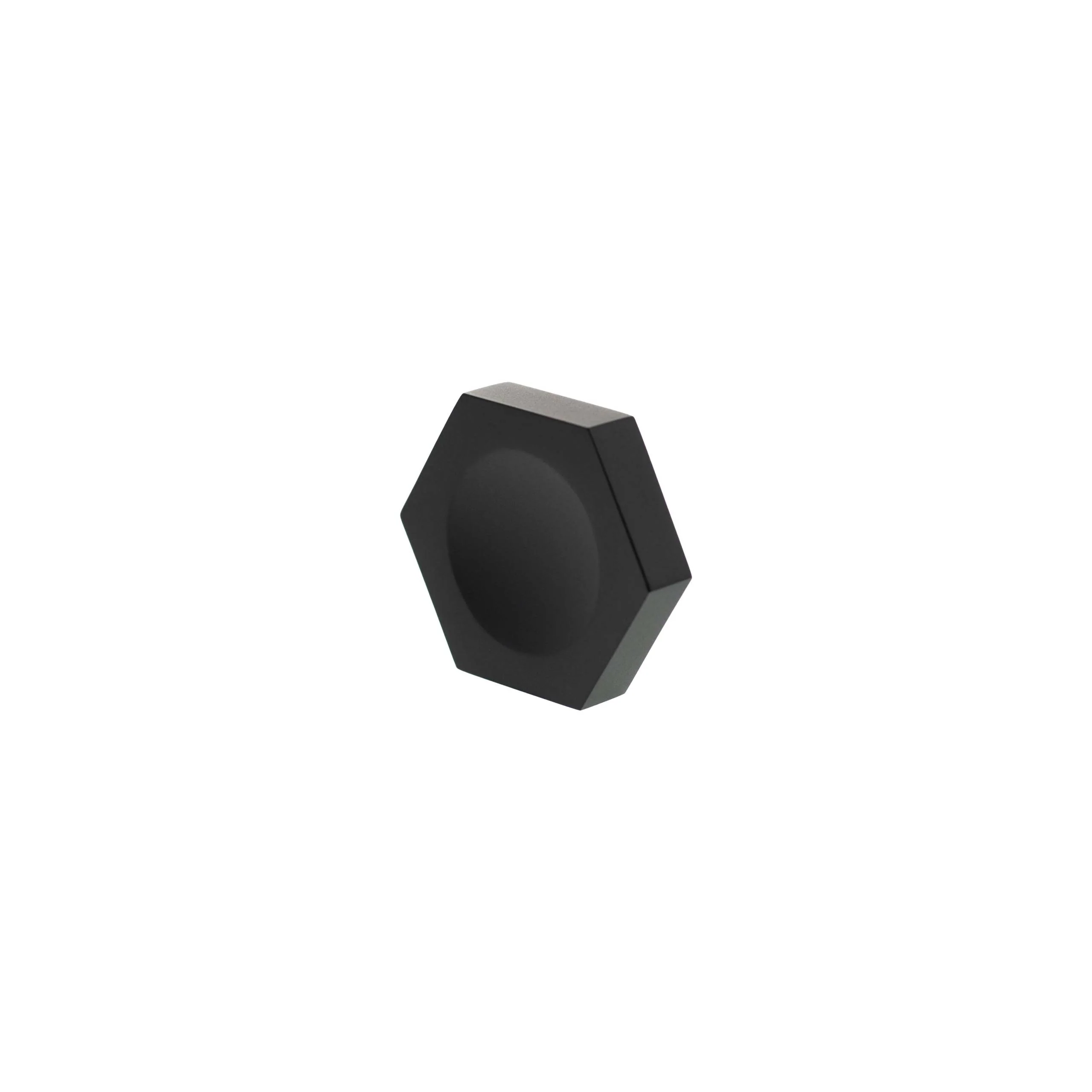 Millhouse Brass Pennington Hexagonal Finger Pull Cabinet Knob Handle - Image 5