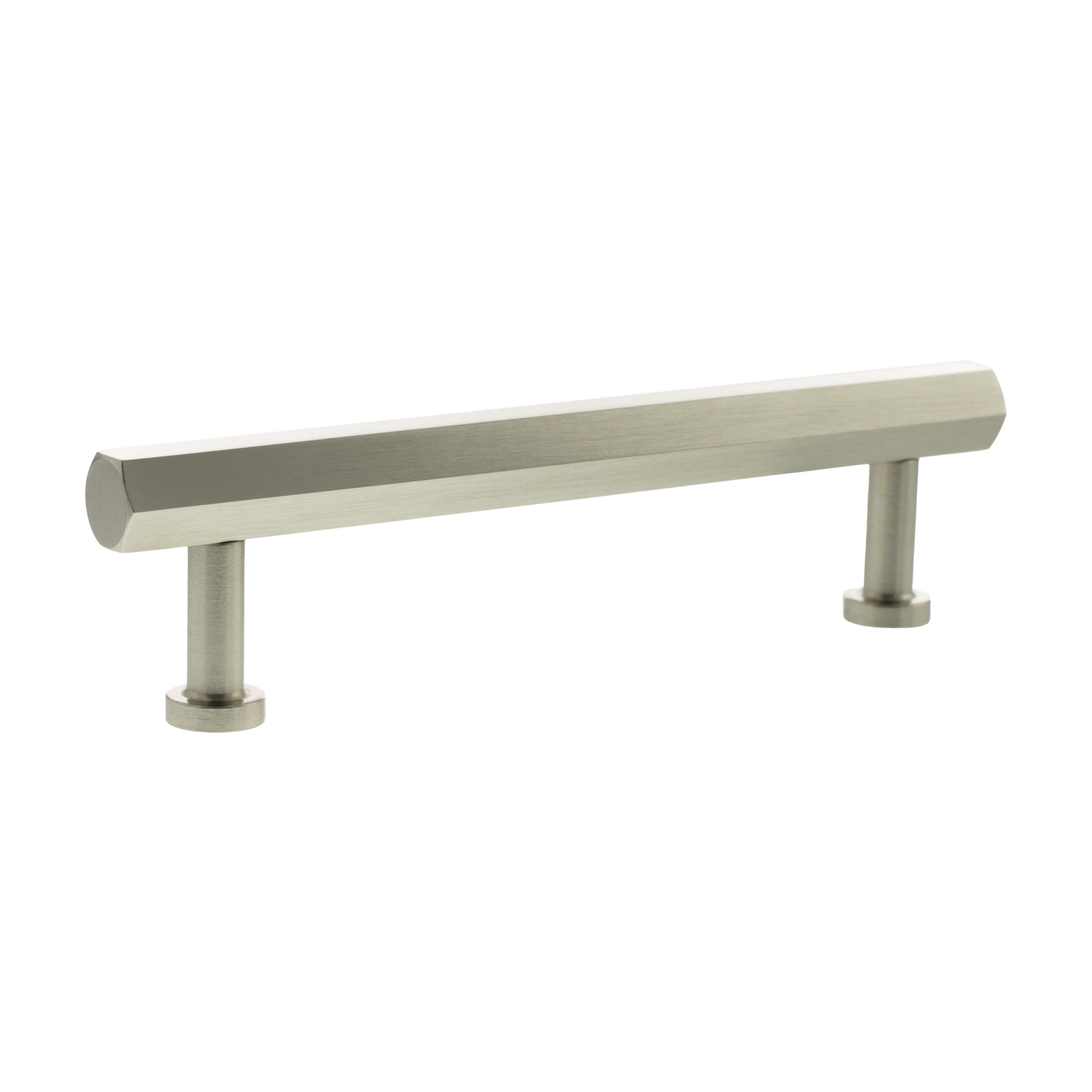 Millhouse Brass Pennington Hexagonal T-Bar Cabinet Pull Handle 128mm - Image 2