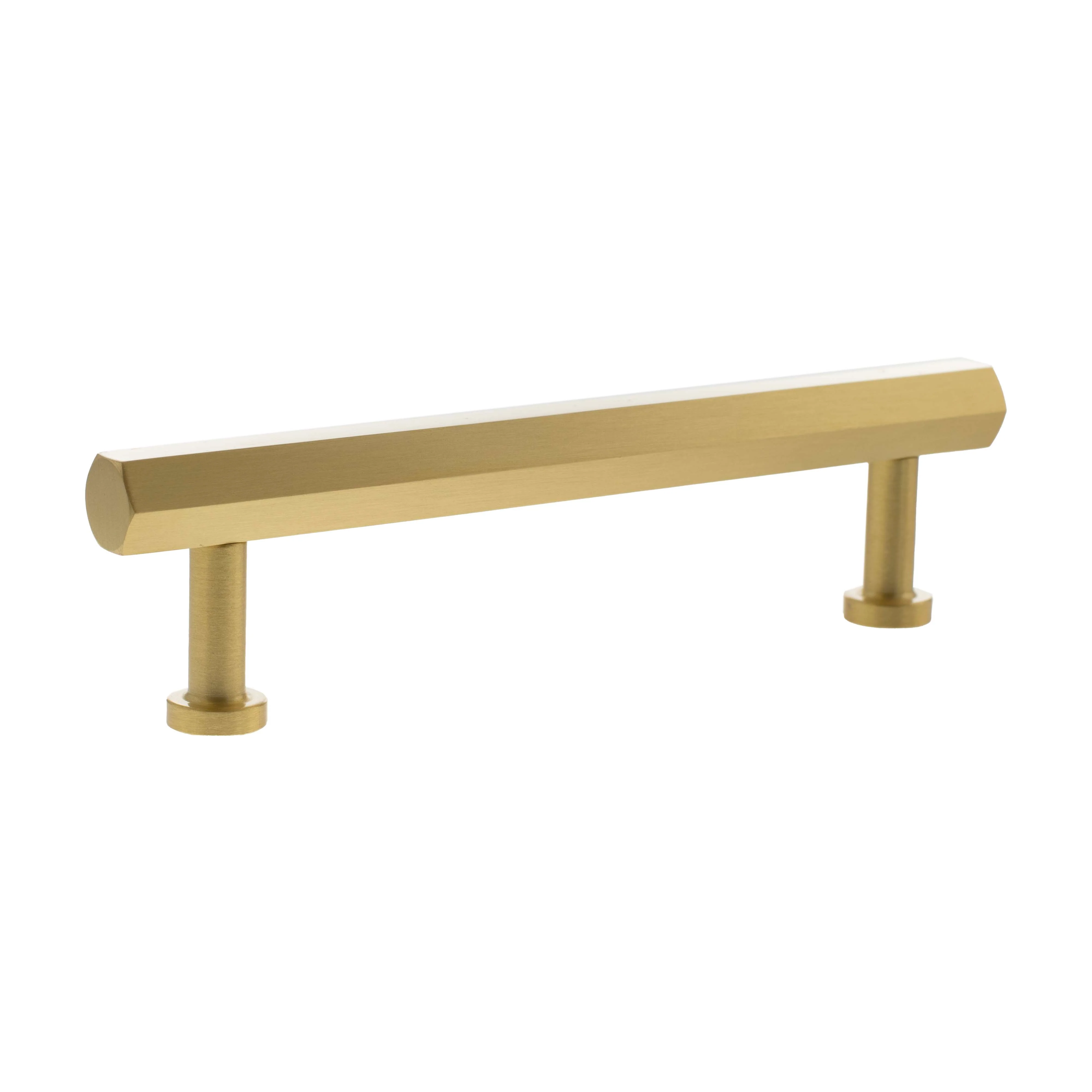 Millhouse Brass Pennington Hexagonal T-Bar Cabinet Pull Handle 128mm - Image 3