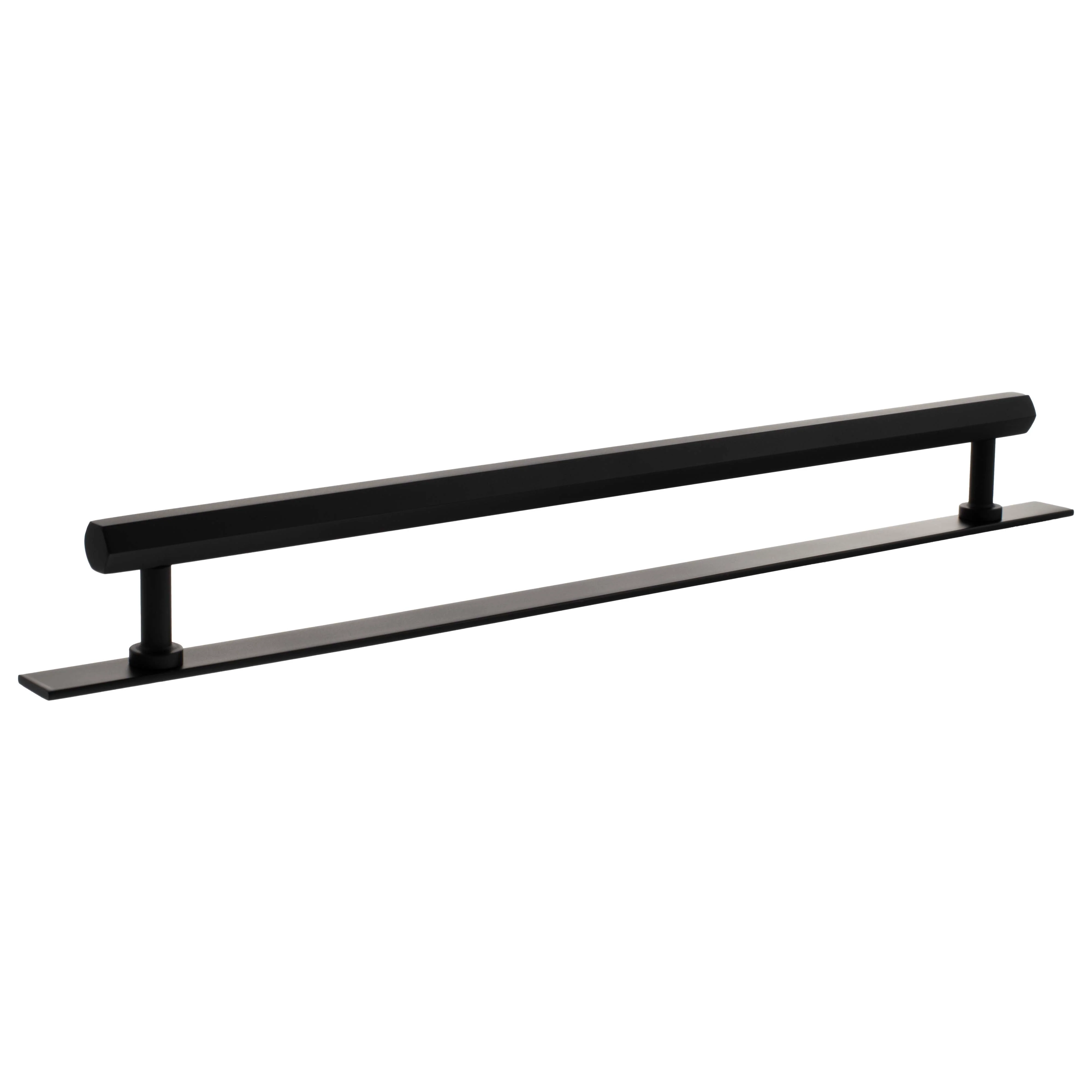 Millhouse Brass Pennington Hexagonal T-Bar Cabinet Pull Handle on Backplate 320mm - Image 5