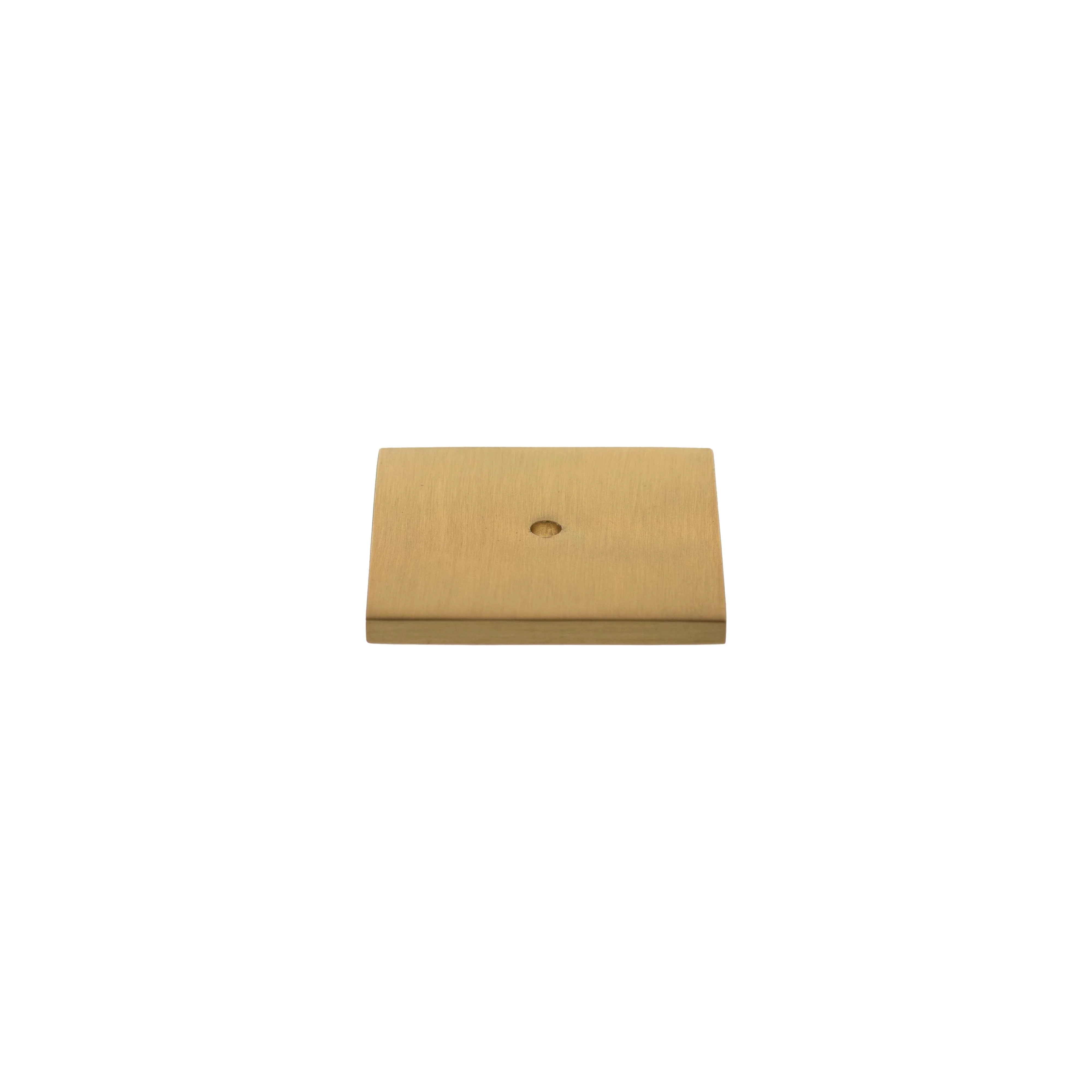 Millhouse Brass Square Cabinet Handle Backplate - Image 3
