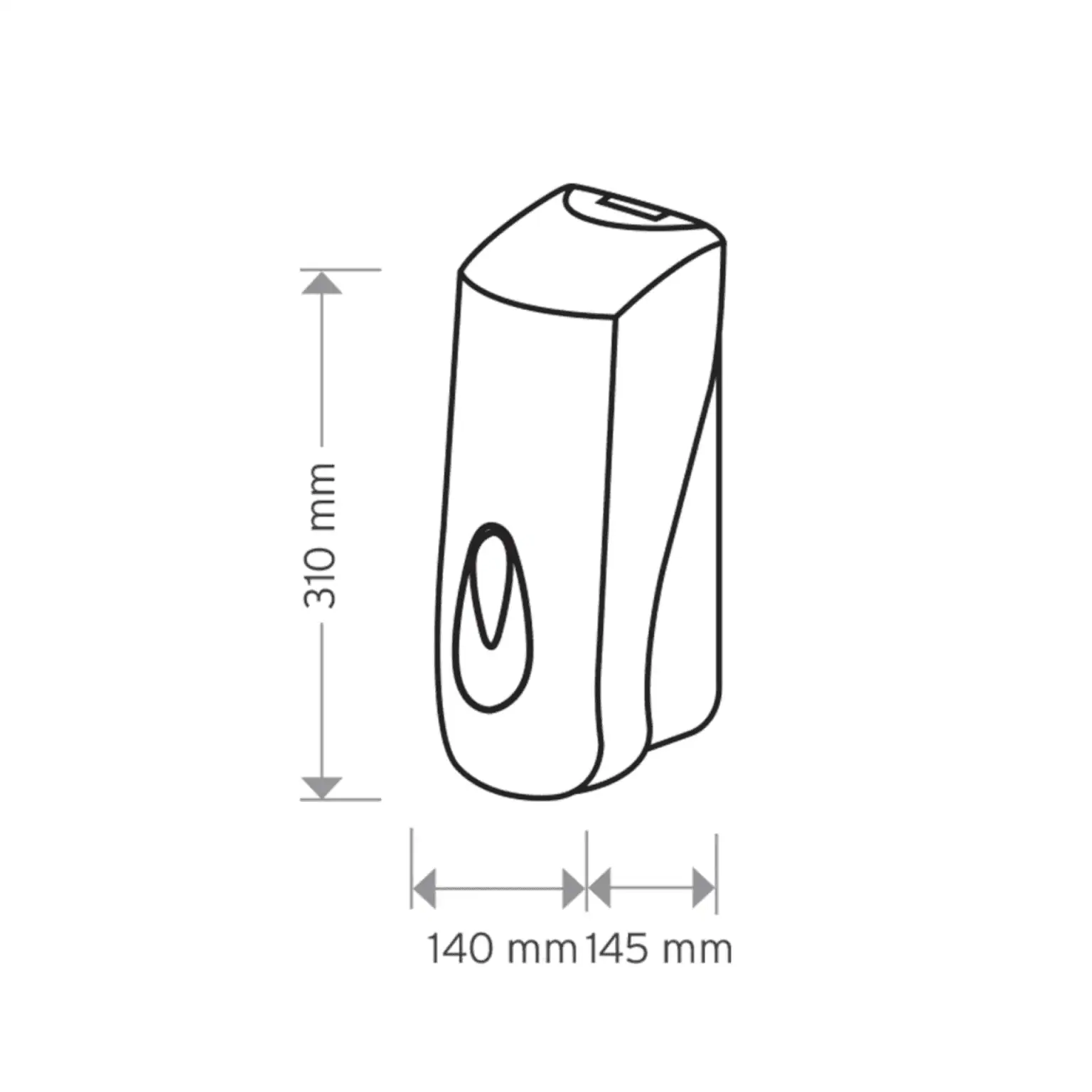 Modular 2 Litre Non Solvent Refillable Soap Dispenser - Image 8
