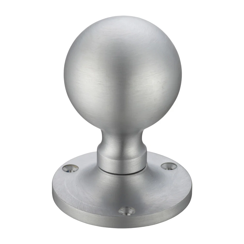 Ball Mortice Knob Furniture  62.5mm Rose Dia - Image 3