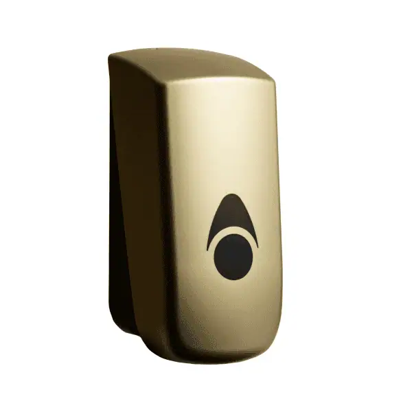 Myriad Matte Silver Recycled 900ml Liquid Soap Dispenser - Image 2