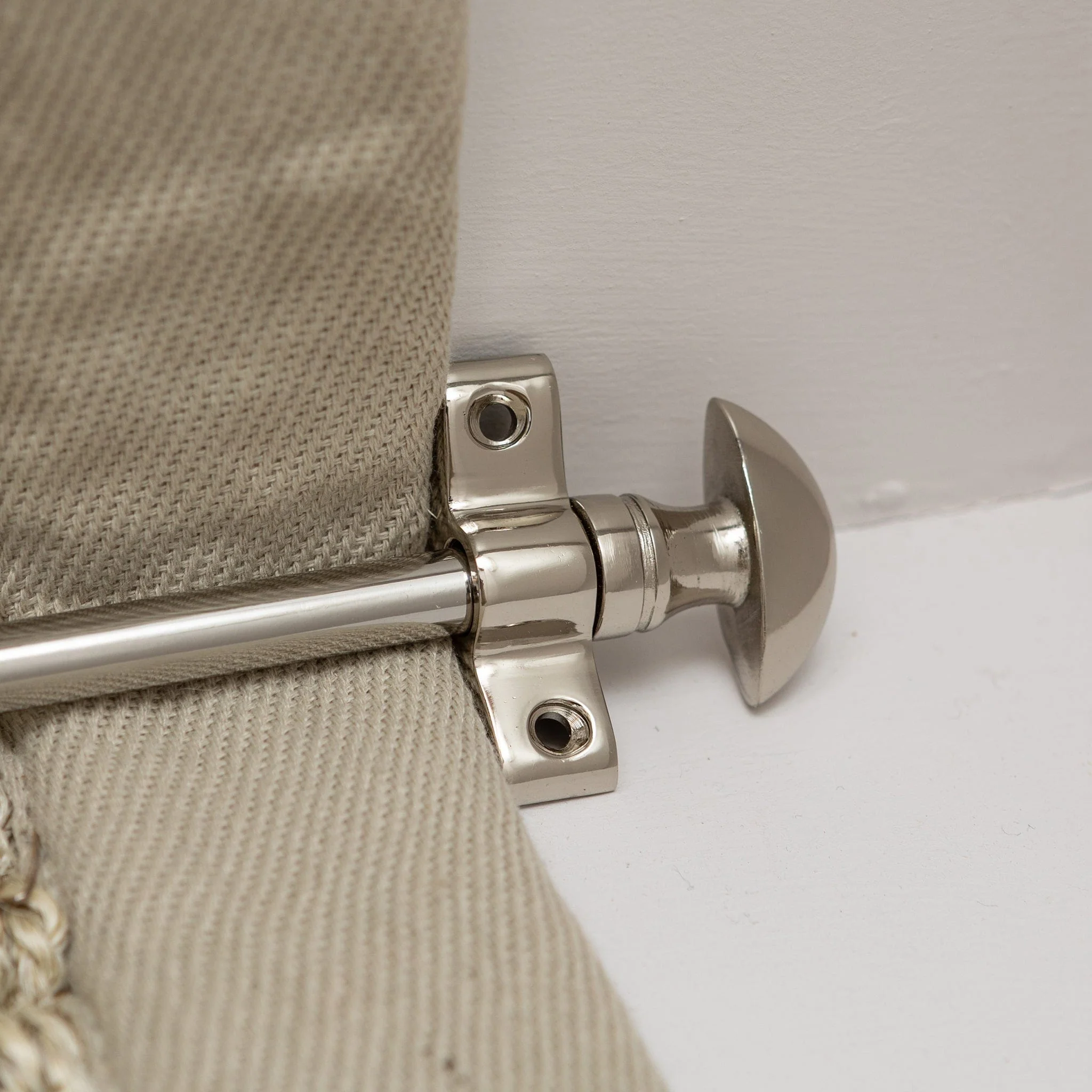 Nickel Stair Rods with Mushroom Finials - 725mm - Image 2