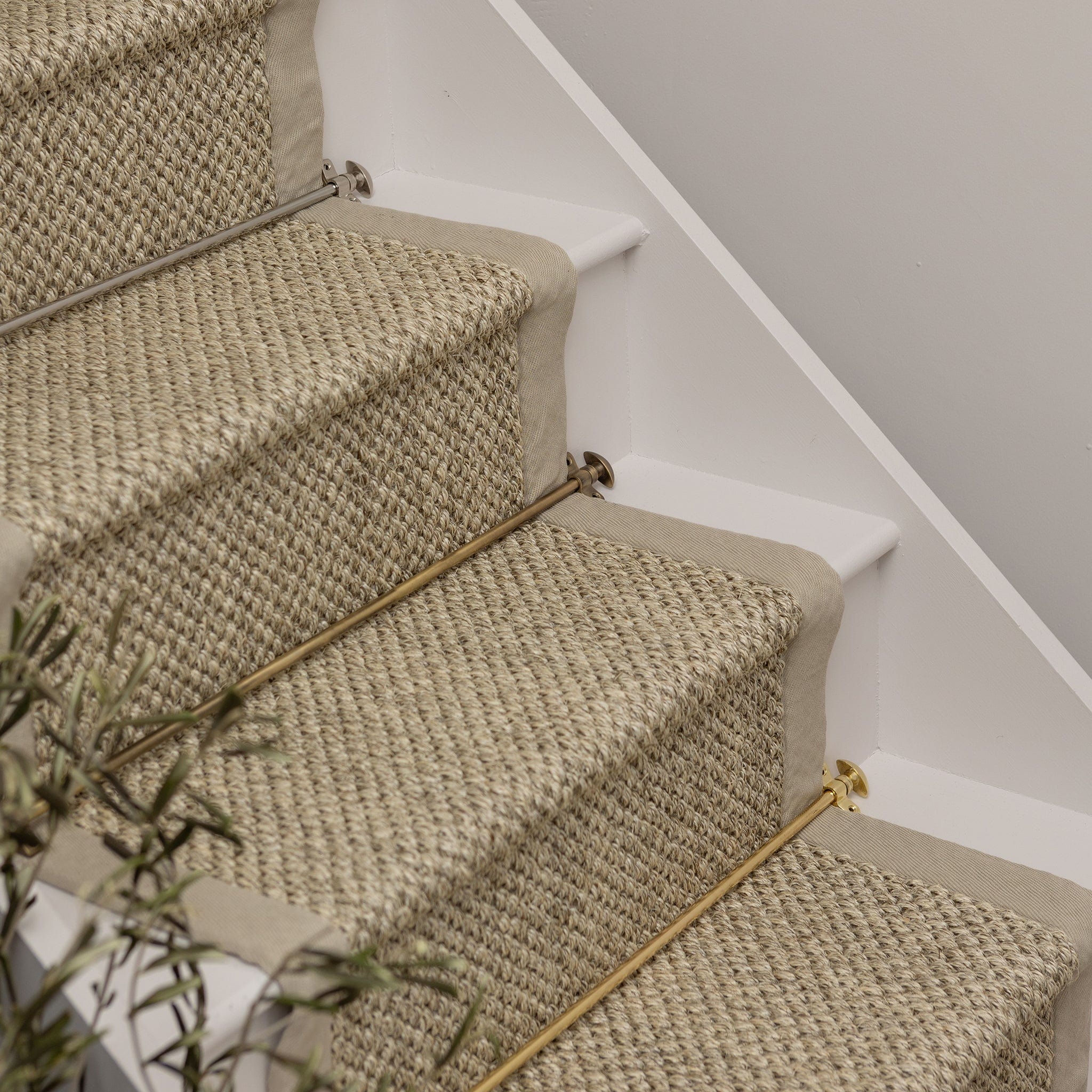 Nickel Stair Rods with Mushroom Finials - 725mm - Image 5