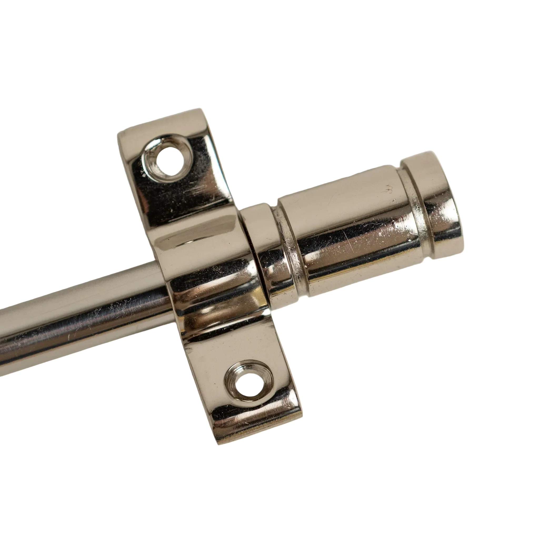 Nickel Stair Rods with Piston Finials - 725mm