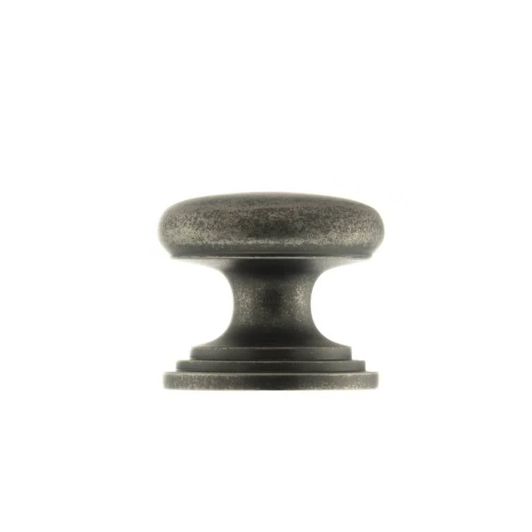 Old English Lincoln Solid Brass Victorian Cabinet Knob 38mm on Concealed Fix - Image 3