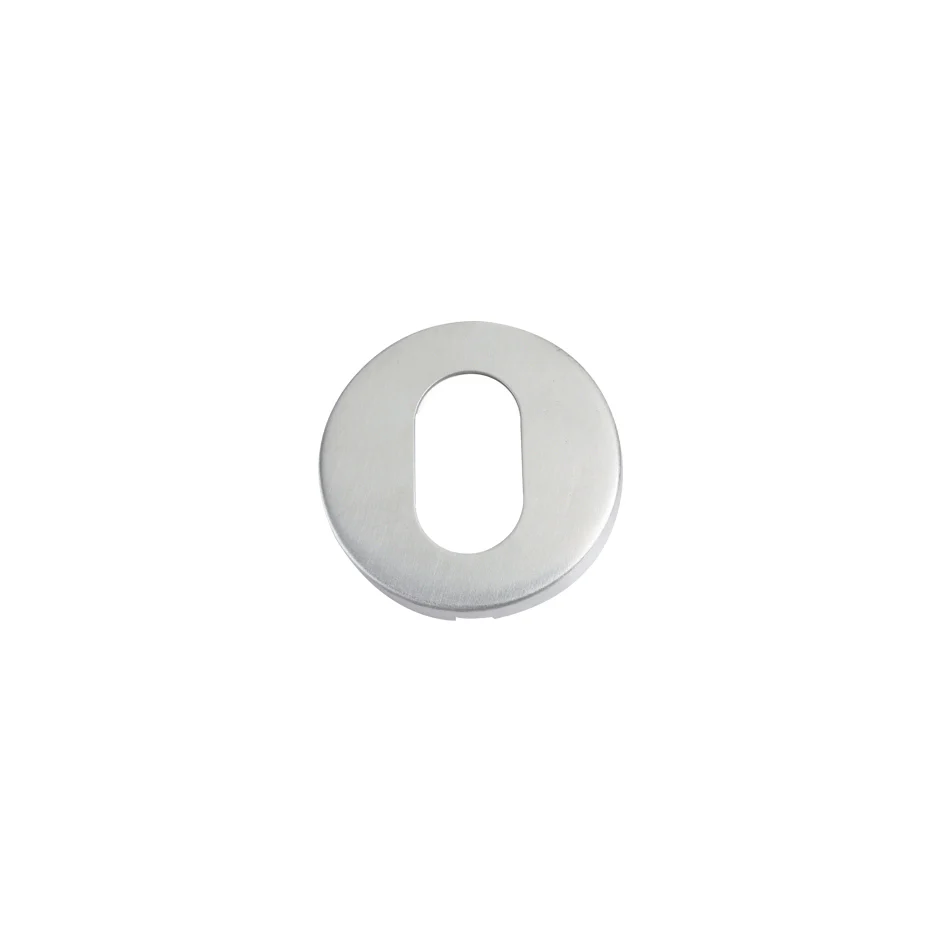 Oval Profile Escutcheon - 52mm Dia - Grade 201 - Image 2
