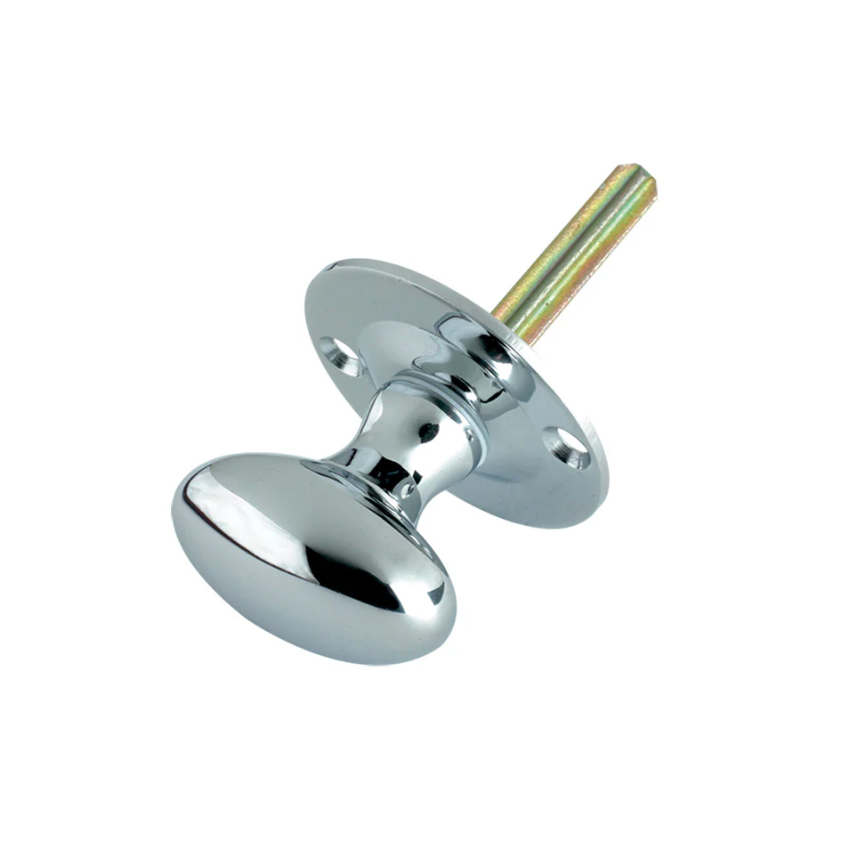 Oval Thumb Turn - Rack Bolt - 38mm Rose Diameter - Image 2