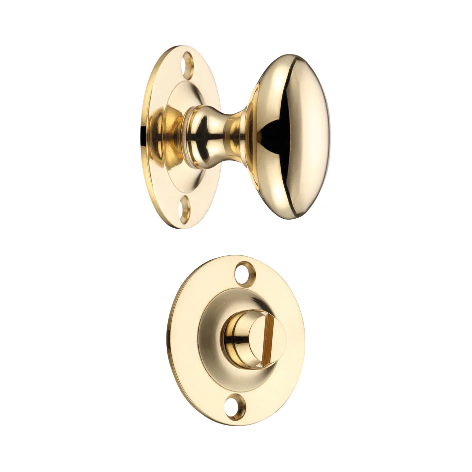 Oval Thumb Turn with Coin Release - 5mm spindle