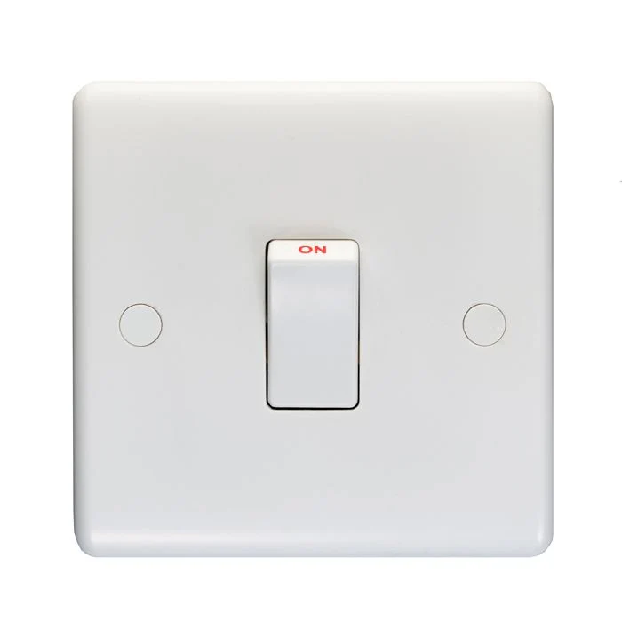 Enhance White Plastic 20Amp Switch - White - Image 2