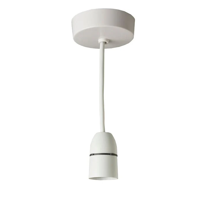 Enhance White Plastic Bc Pendant Short Skirt 6Inch - White - Image 3