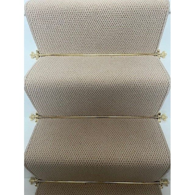 Polished Brass Finish Stair Rods with Brass Bee Finials - 900mm - Image 10