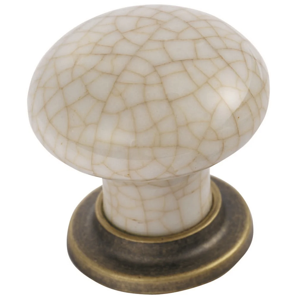 Porcelain Mushroom Pattern Knob - 35mm - Image 2