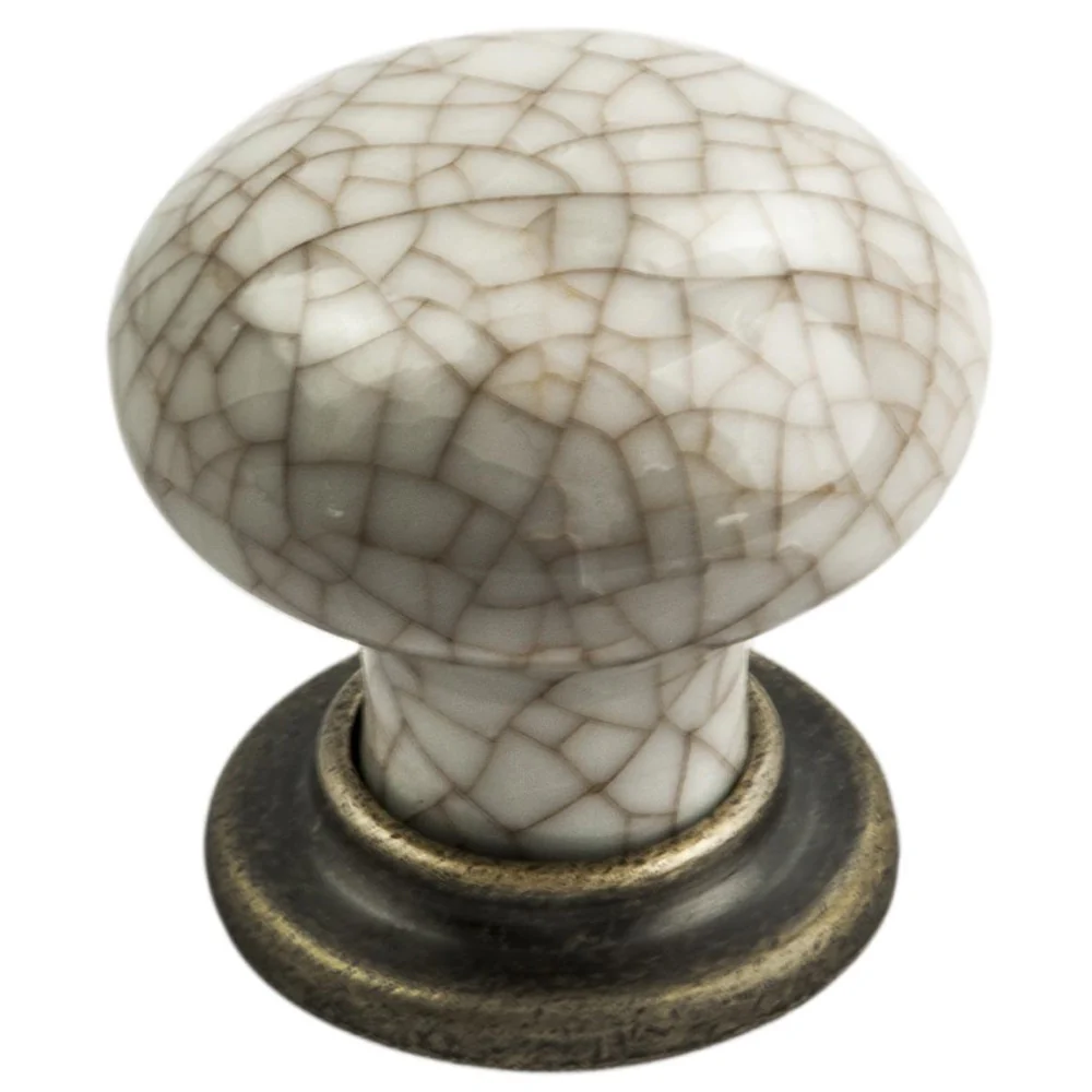 Porcelain Mushroom Pattern Knob - 35mm - Image 4