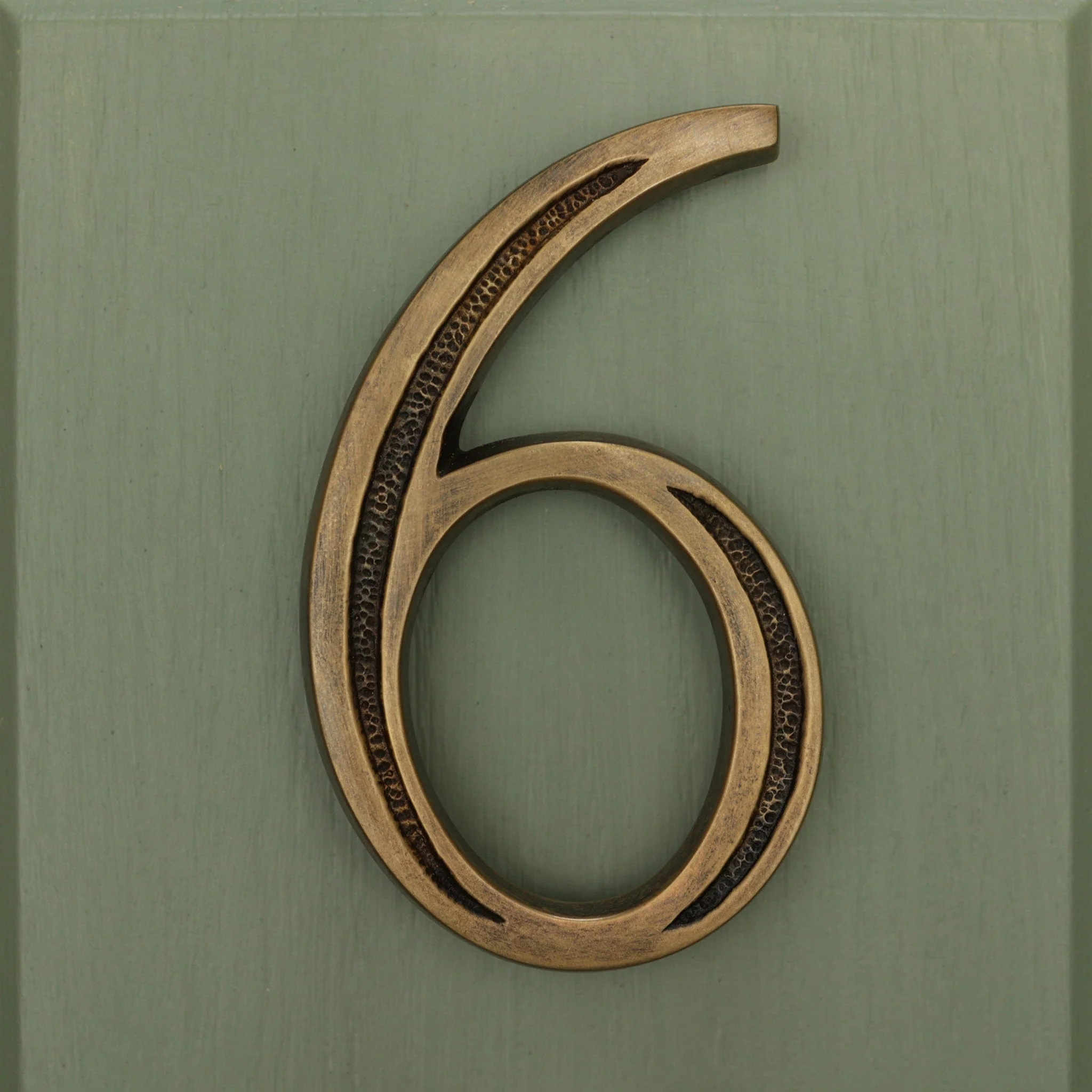 Premium Floating Engraved House Numbers in Heritage Finish 0-9 - Image 14
