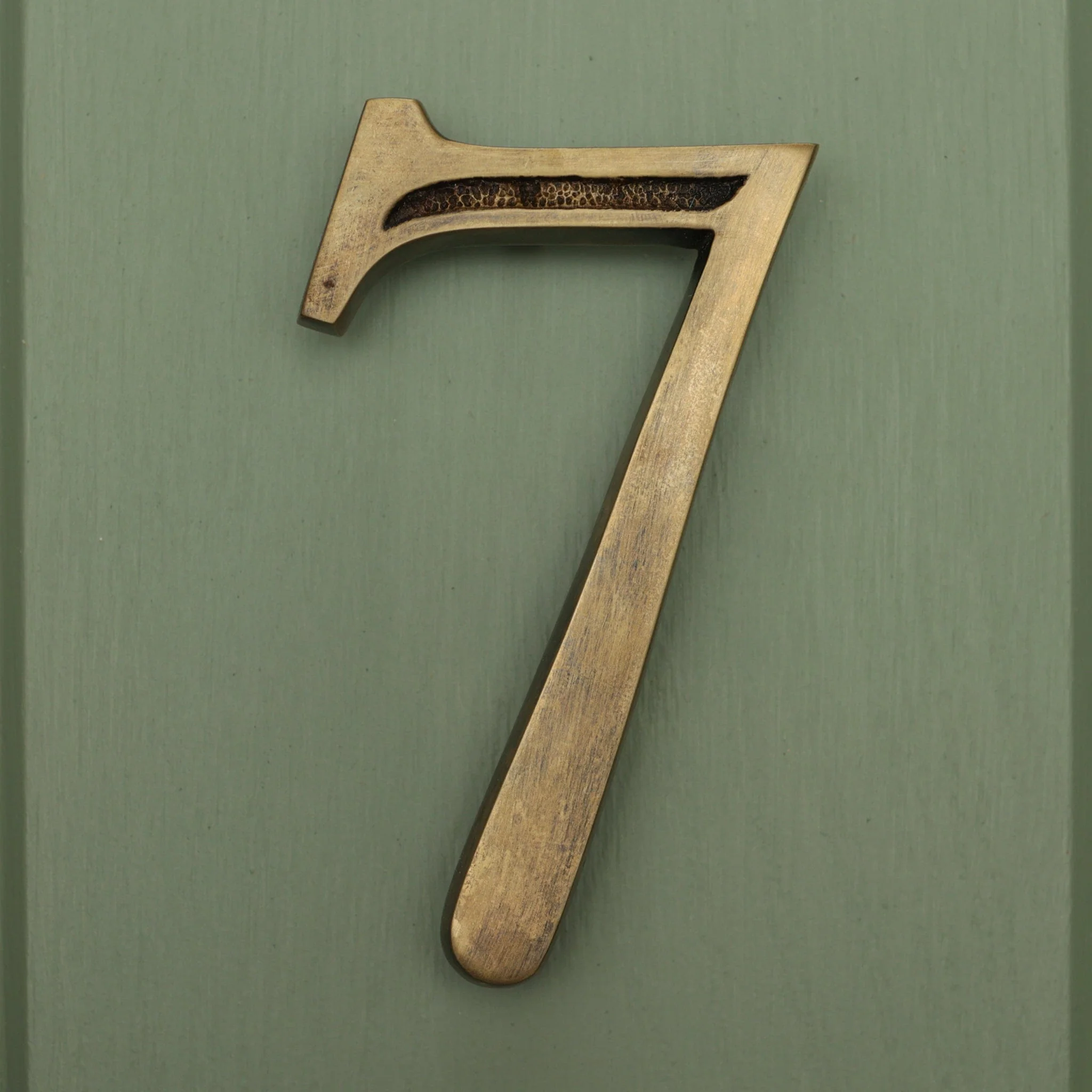 Premium Floating Engraved House Numbers in Heritage Finish 0-9 - Image 16