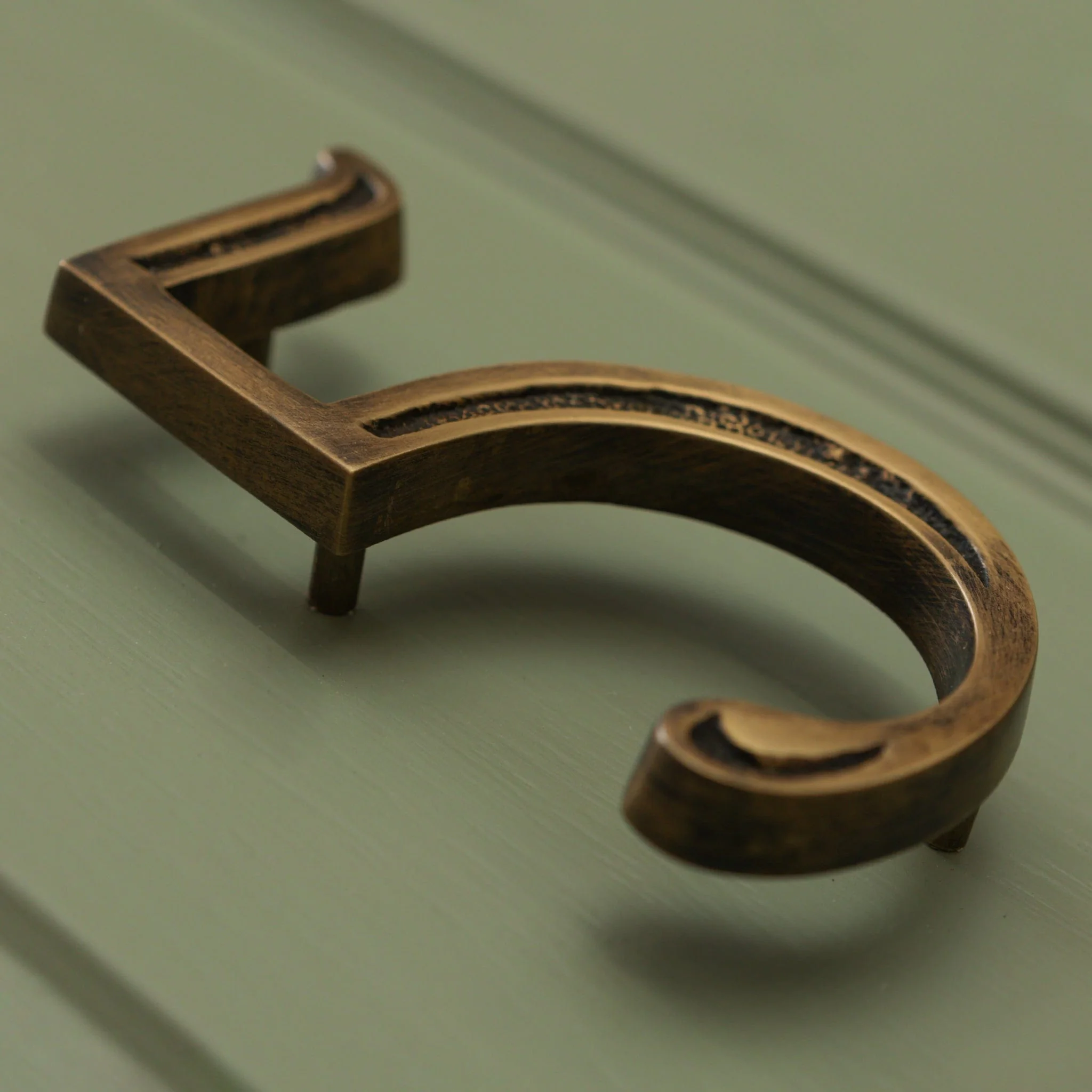 Premium Floating Engraved House Numbers in Heritage Finish 0-9 - Image 9