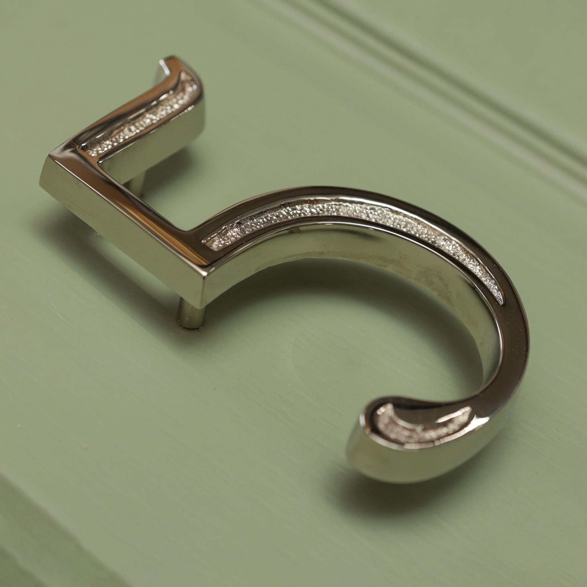 Premium Floating Engraved House Numbers in Nickel Finish 0-9 - Image 9