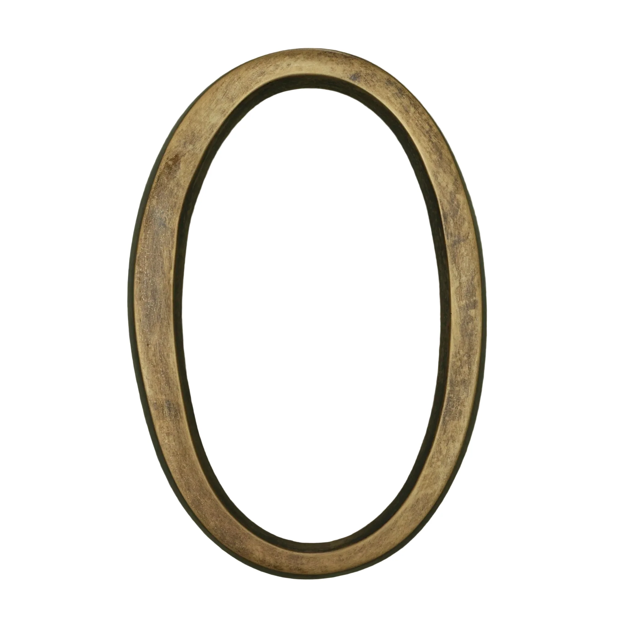 Brass Bee Floating House Number 5 — Heritage Finish - Image 3