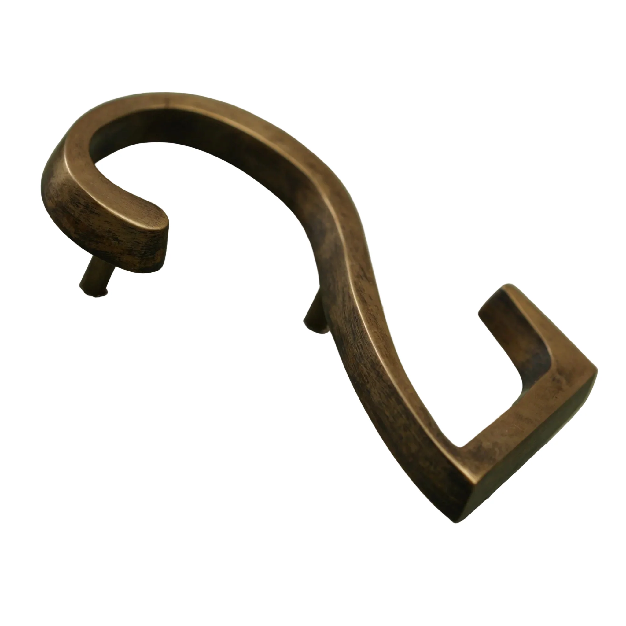 Brass Bee Floating House Number 5 — Heritage Finish - Image 5