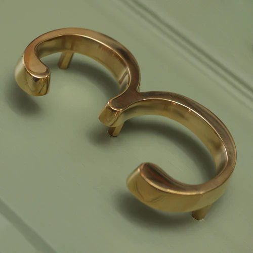Premium Floating Plain House Numbers in Polished Brass Finish 0-9 - Image 25