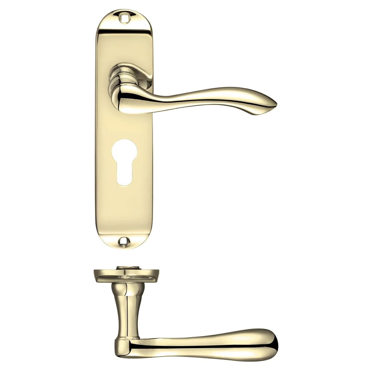 Project Arundel Lever Handle on Backplate - Image 4