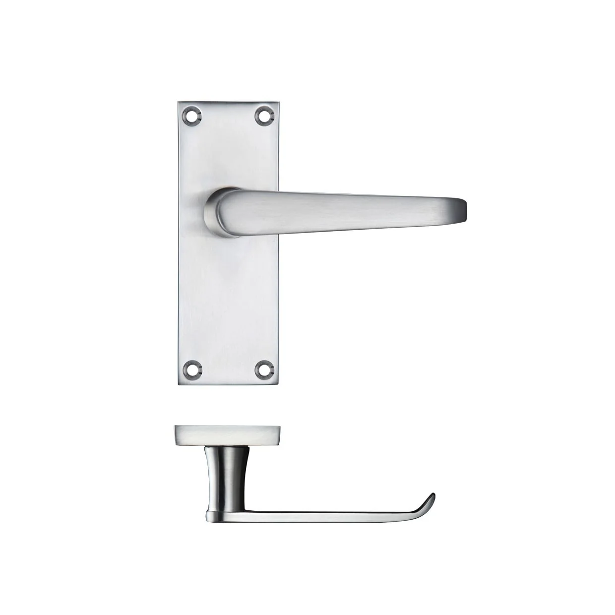 Project Victorian Flat Lever Handle on Backplate - Image 8