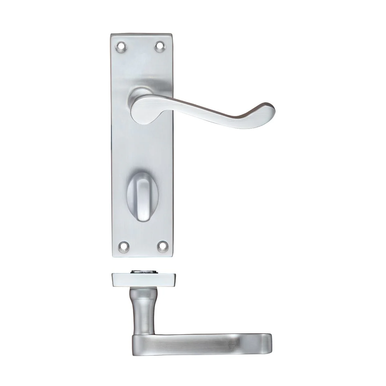 Project Victorian Scroll Lever on Backplate - 150mm x 40mm - Image 11