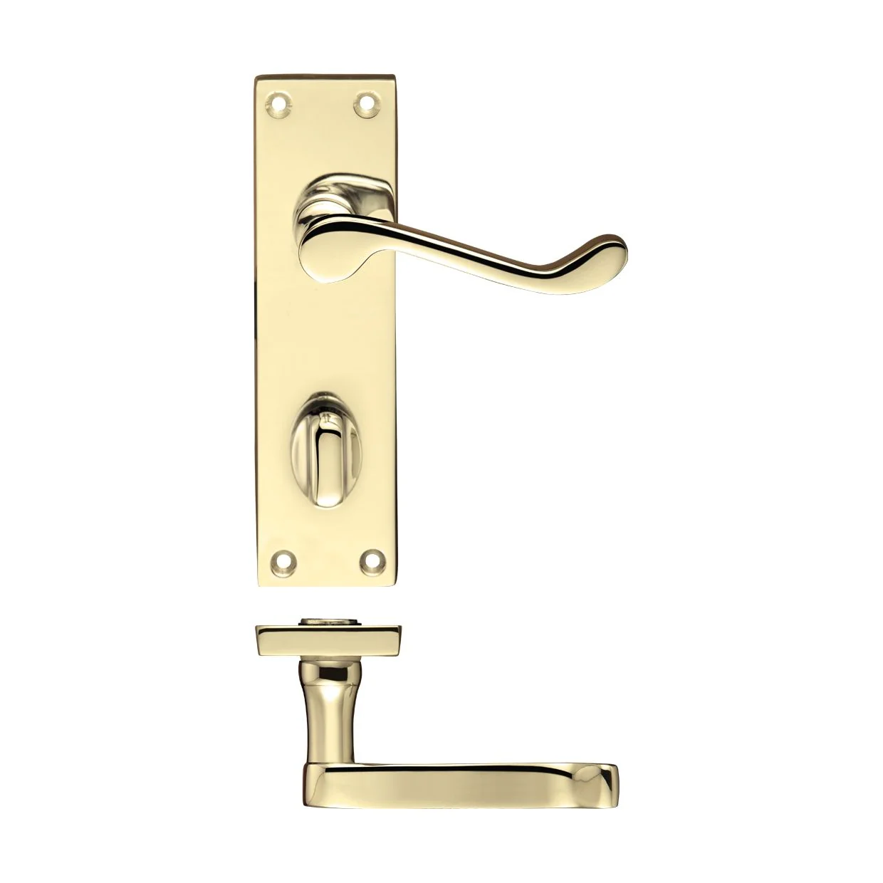 Project Victorian Scroll Lever on Backplate - 150mm x 40mm - Image 12