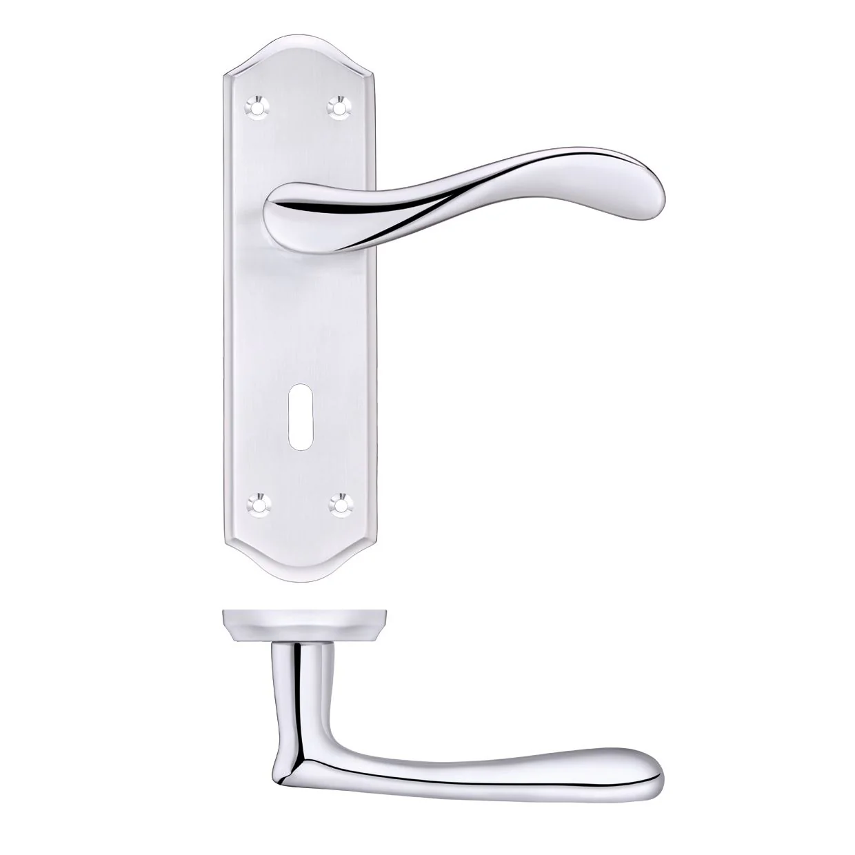 Project Asti Lever Handle on Backplate - Image 2
