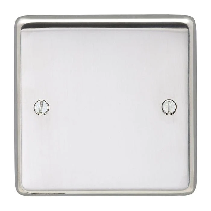 Stainless steel Single Blank Plate - Polished Stainless Steel