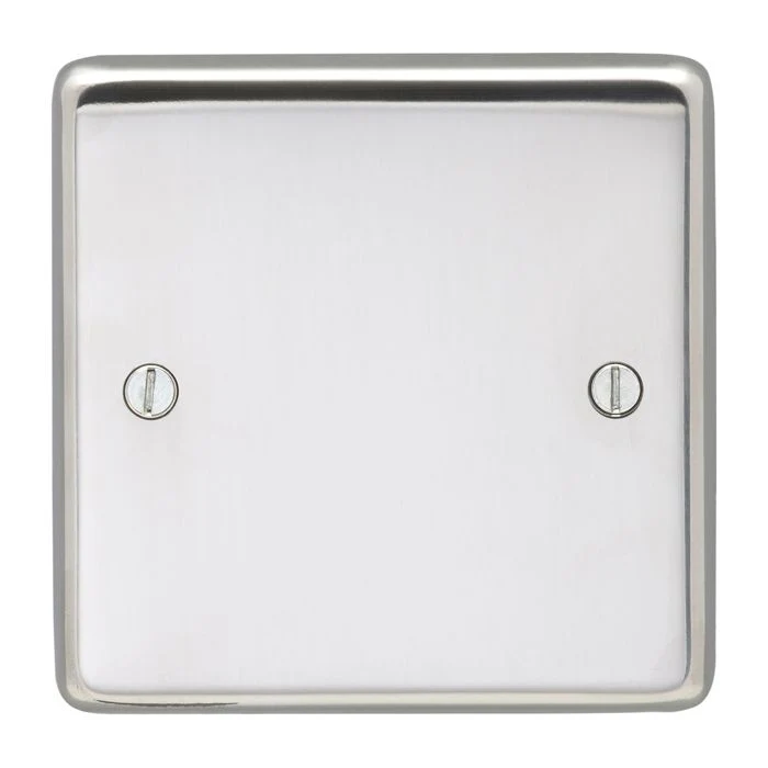 Stainless steel Single Blank Plate - Polished Stainless Steel - Image 2
