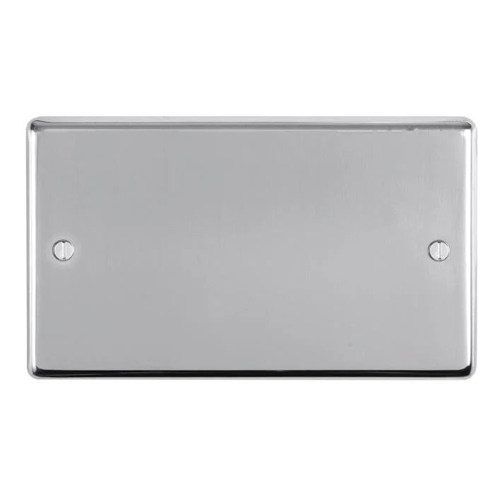 Stainless steel Double Blank Plate - Polished Stainless Steel
