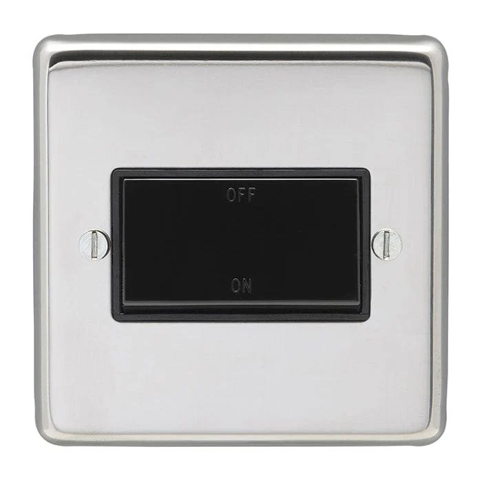 Stainless steel Fan Switch - Polished Stainless Steel