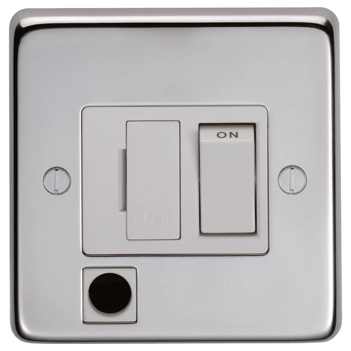 Stainless steel Switched Fuse Spur - Polished Stainless Steel - Image 2