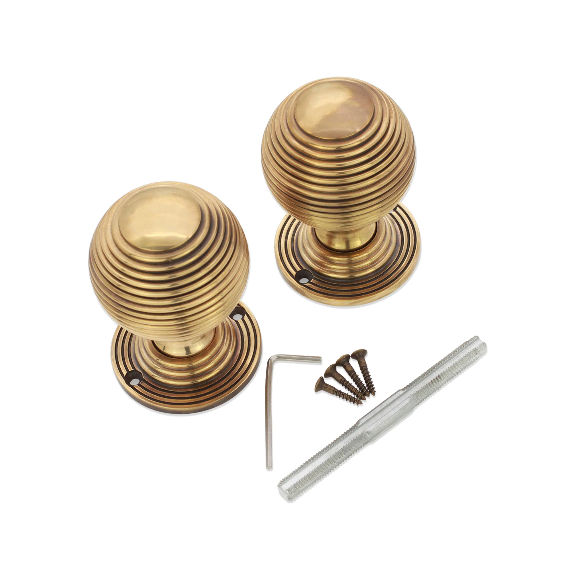 Reeded Door Knob 60mm – Mortice / Rim - Image 3