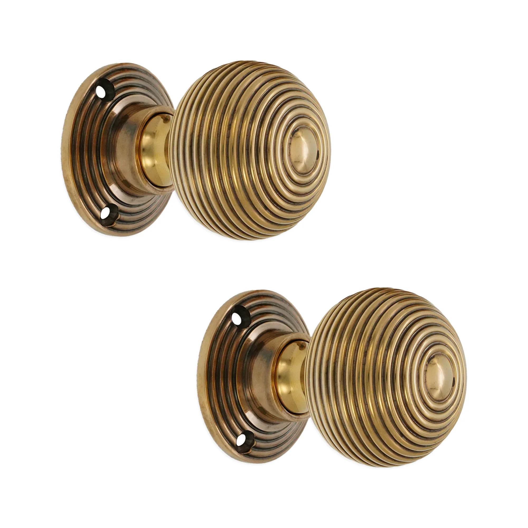 Ribbed Door Knob – Mortice / Rim - Image 3