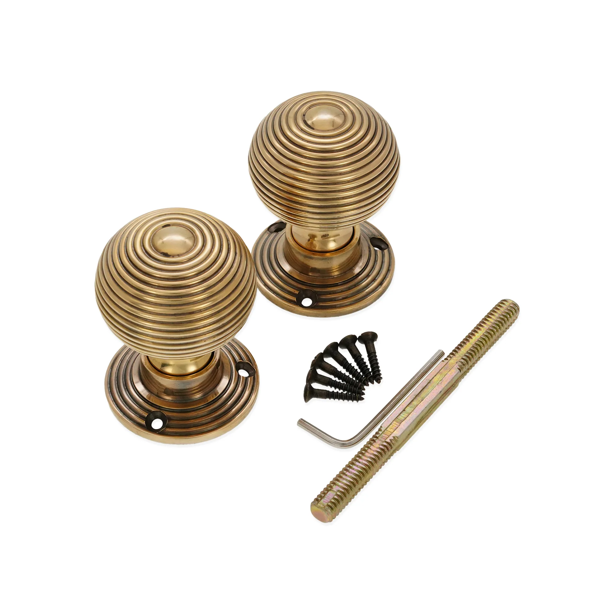 Ribbed Door Knob – Mortice / Rim - Image 5