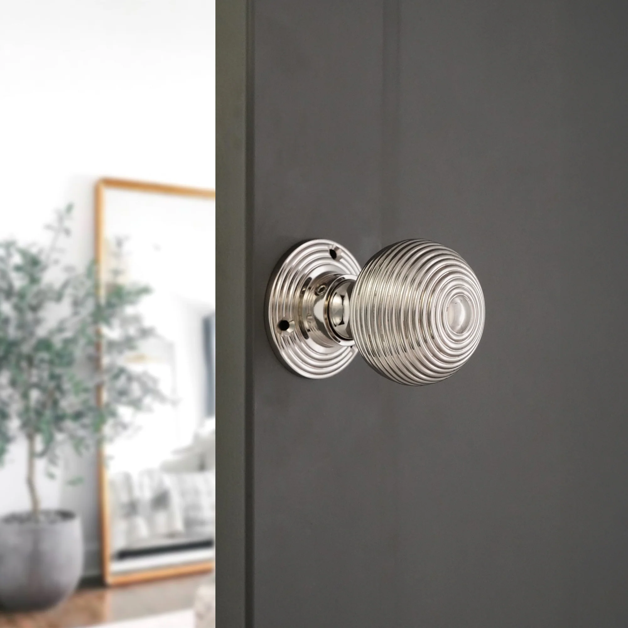 Ribbed Door Knob – Mortice / Rim - Image 7