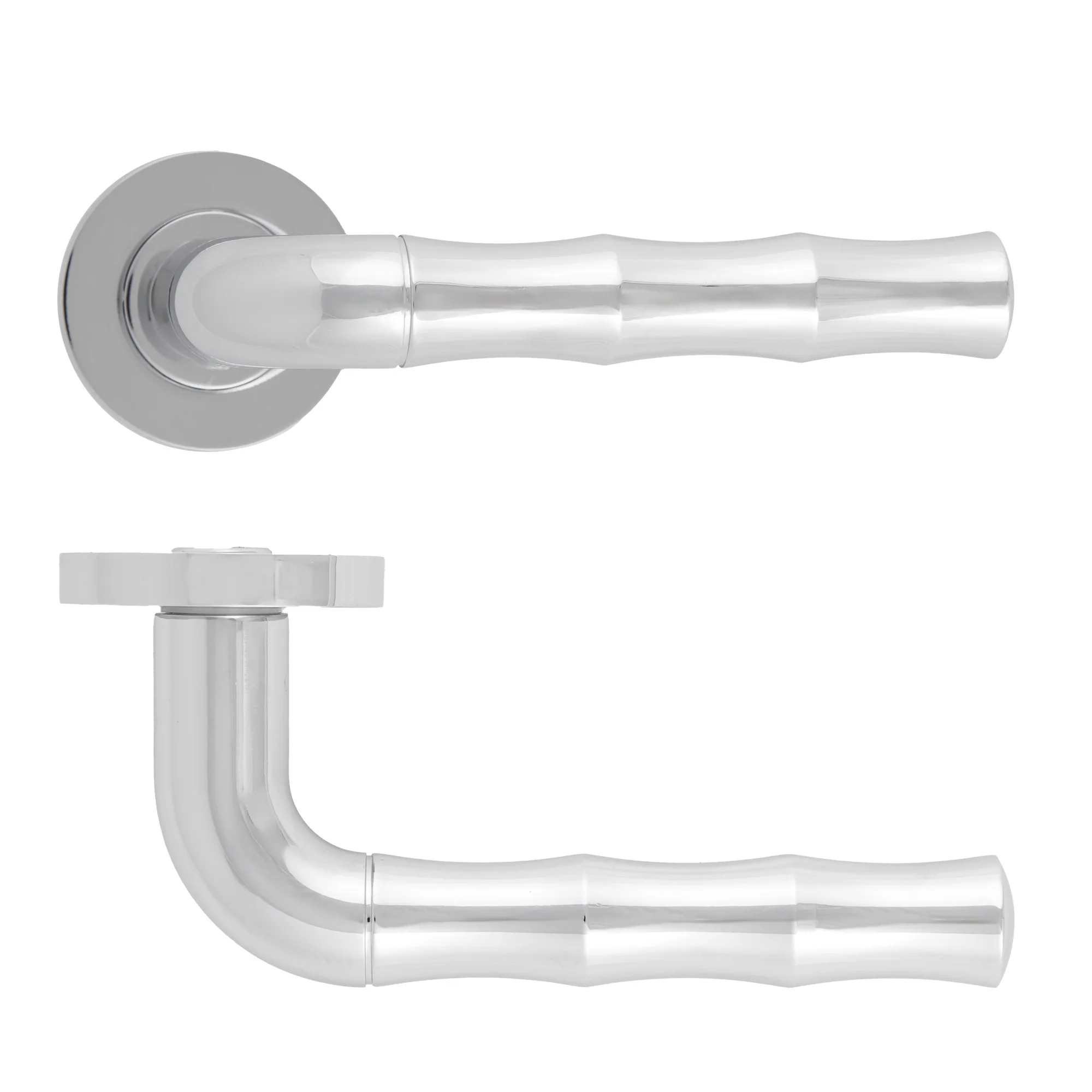 Vasco Lever Handle on Round Rose - Image 2