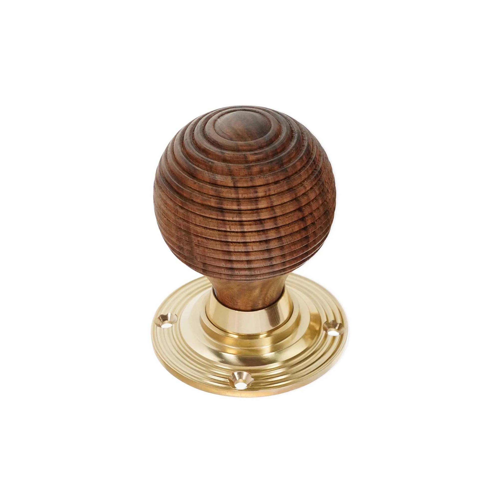 Rosewood Beehive Rim/Mortice Door Knob - Image 2