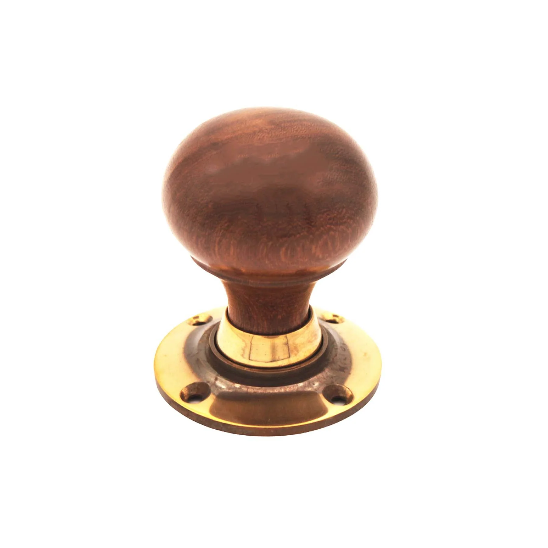 Rosewood Bun Rim/Mortice Door Knob - Image 2