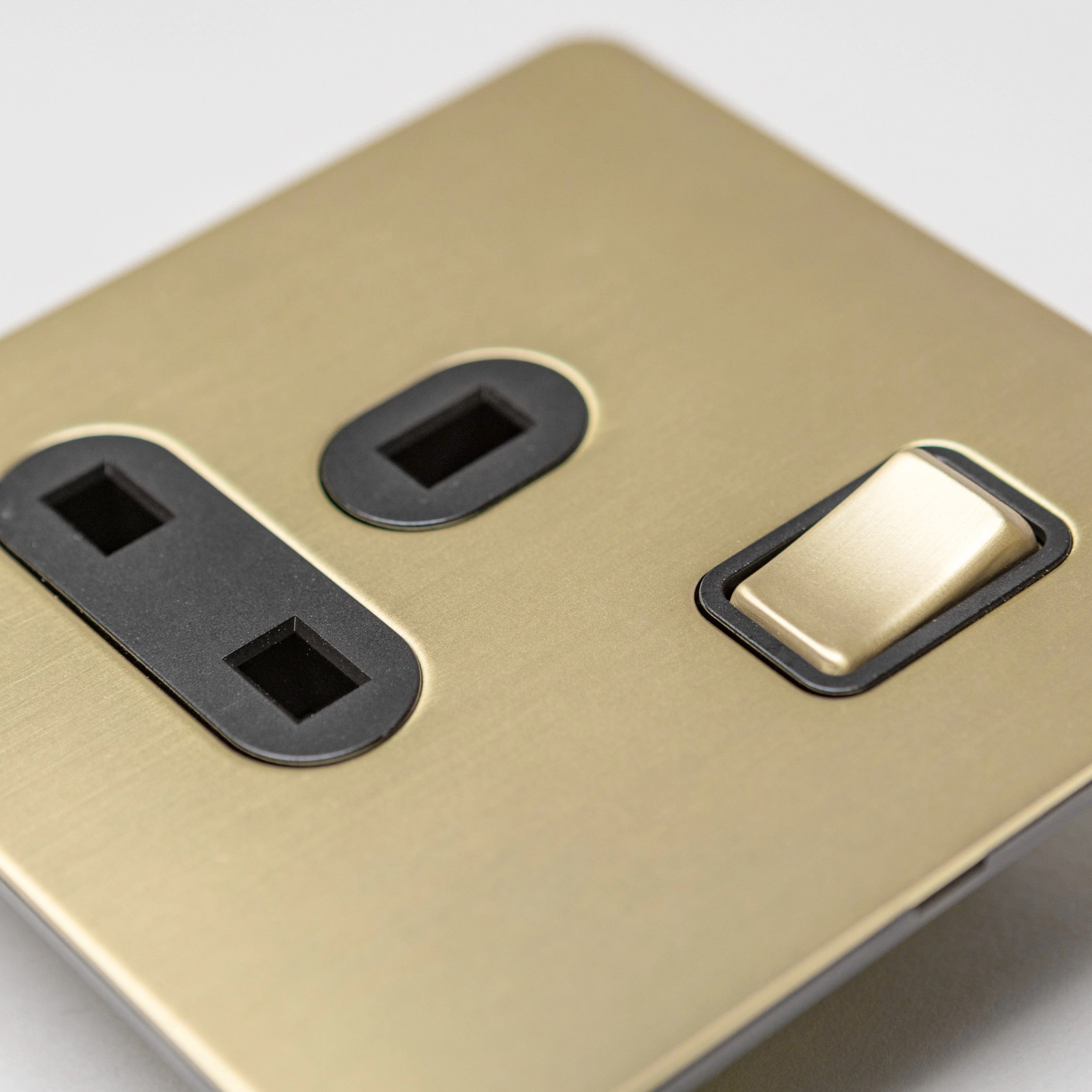 Satin Brass Switches and Sockets - J Series - Image 25