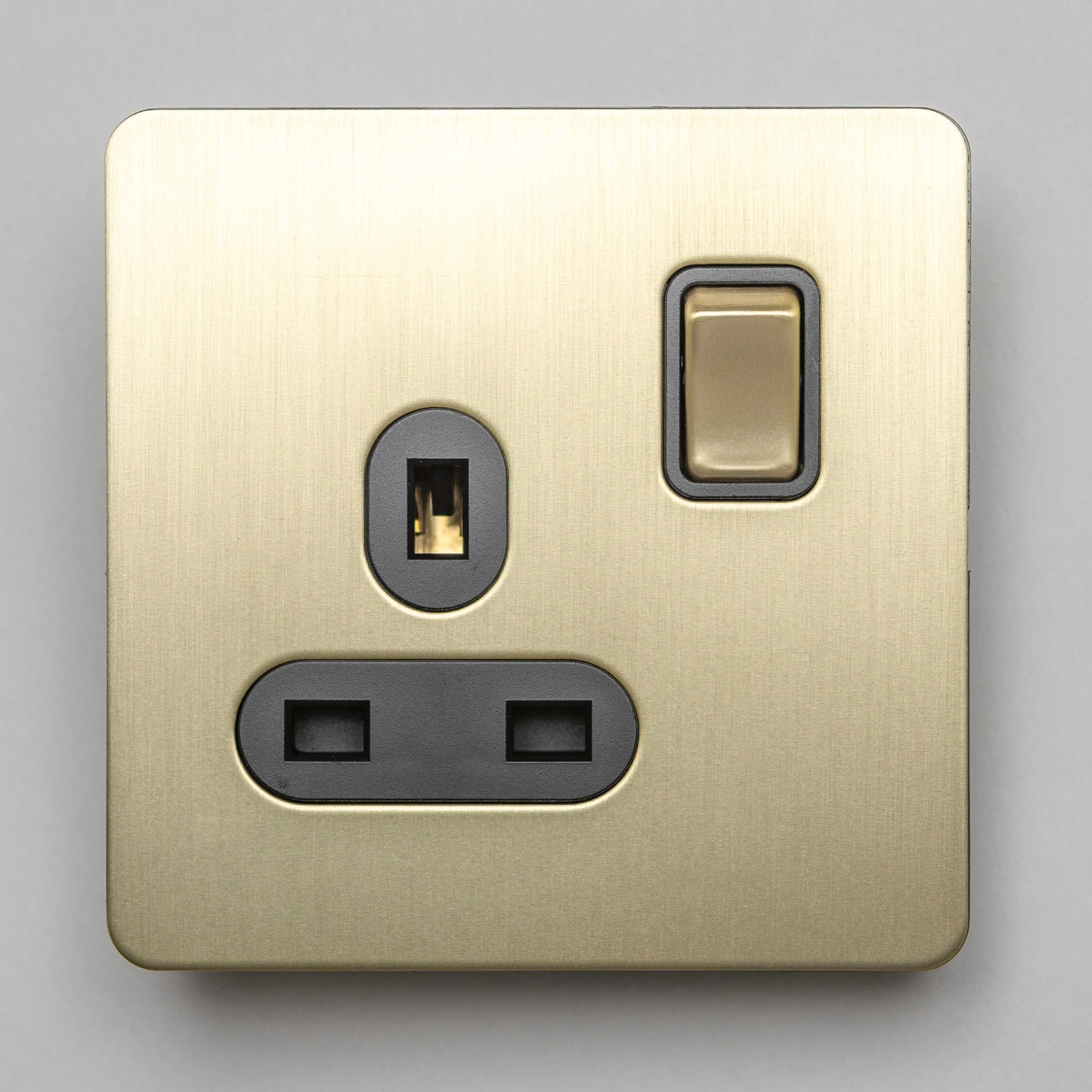 Satin Brass Switches and Sockets - J Series - Image 26