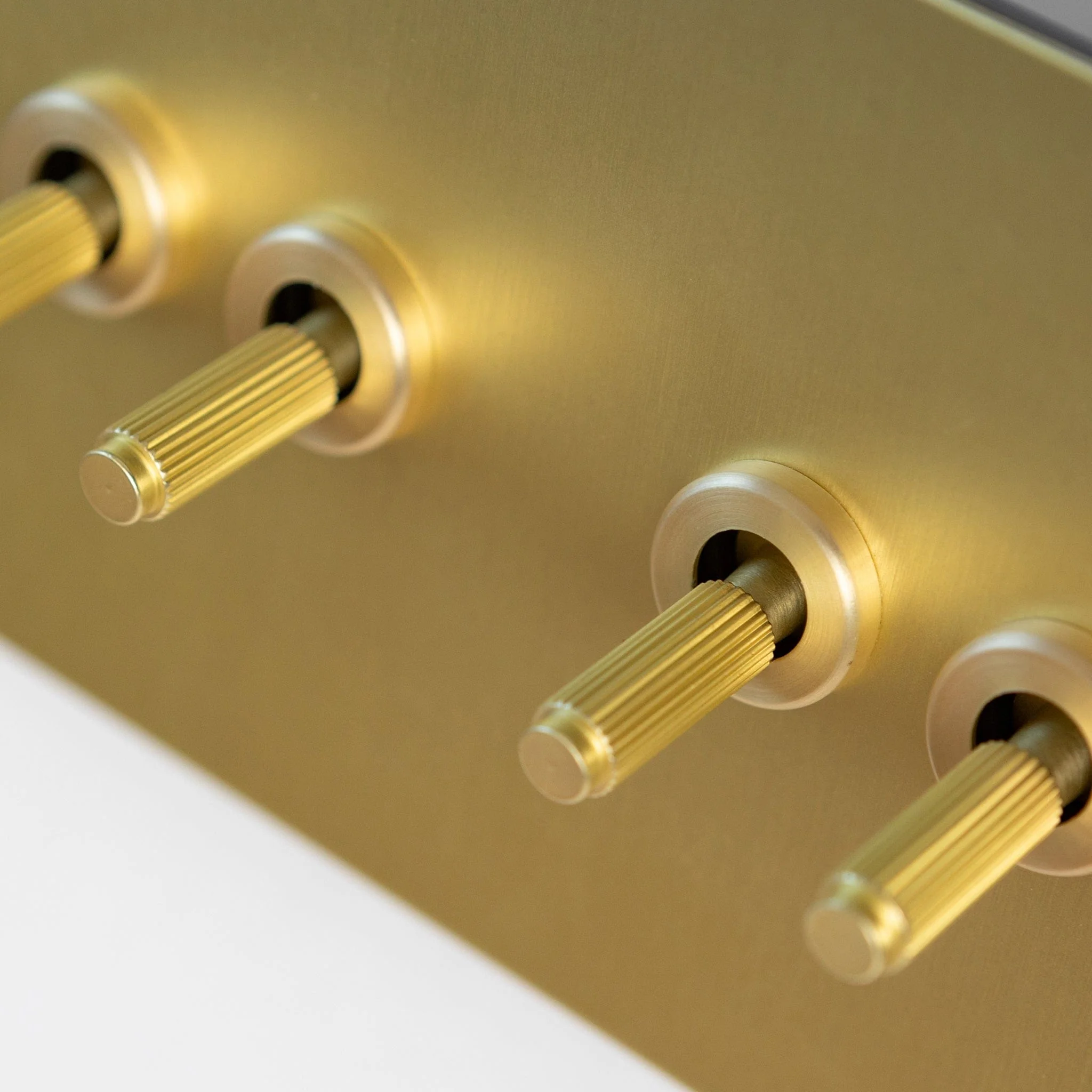 Satin Brass Switches and Sockets - J Series - Image 45